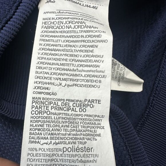 Under Armour Notre Dame Shirt Men Small Blue Heat Gear Snap Embroidered *Snag - Picture 7 of 15